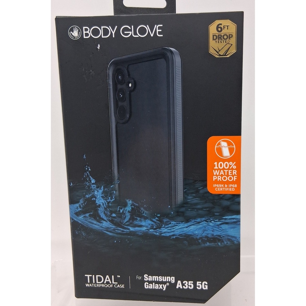 Body Glove Tidal Waterproof Case for Samsung Galaxy A35 5G Black IP68 Rugged